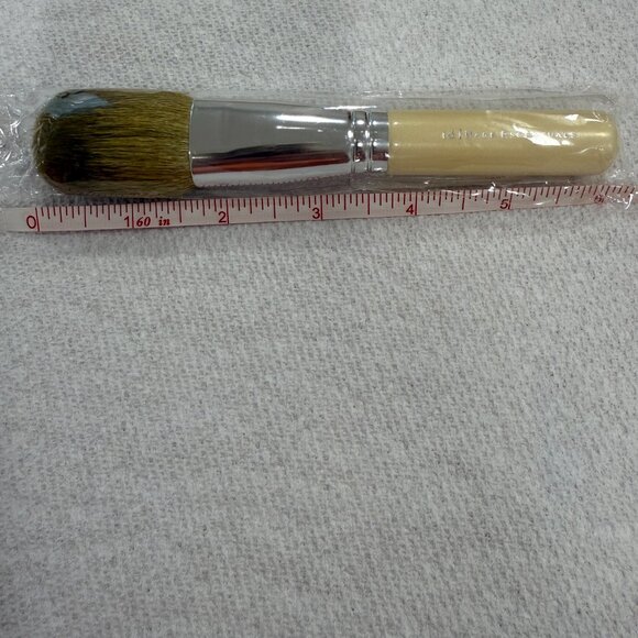 Bare Escentuals Full Flawless Face Brush Makeup Limited Edition Ivory Handle - Picture 5 of 6